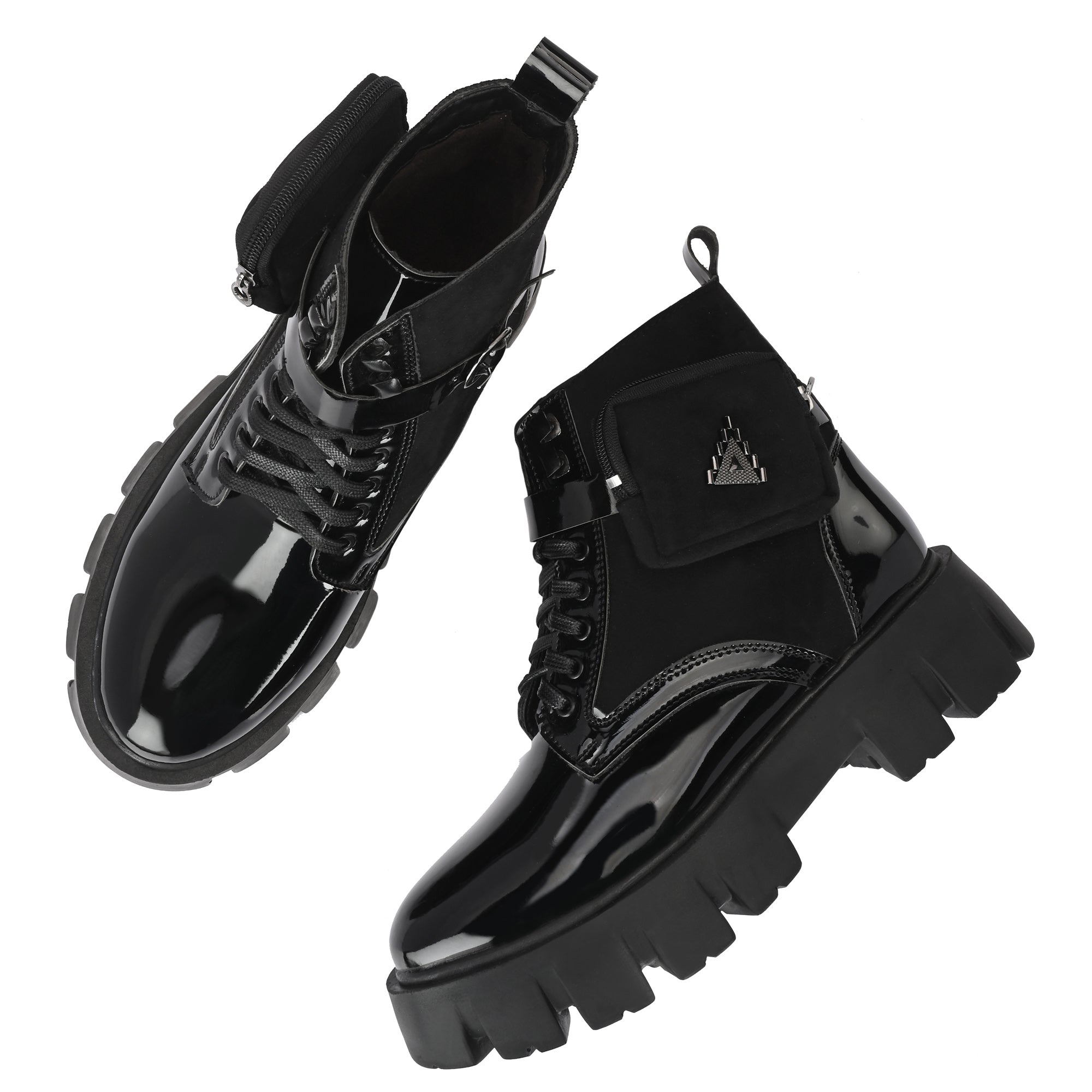 attitudist-black-velvet-upper-high-heel-pocket-boots-for-men