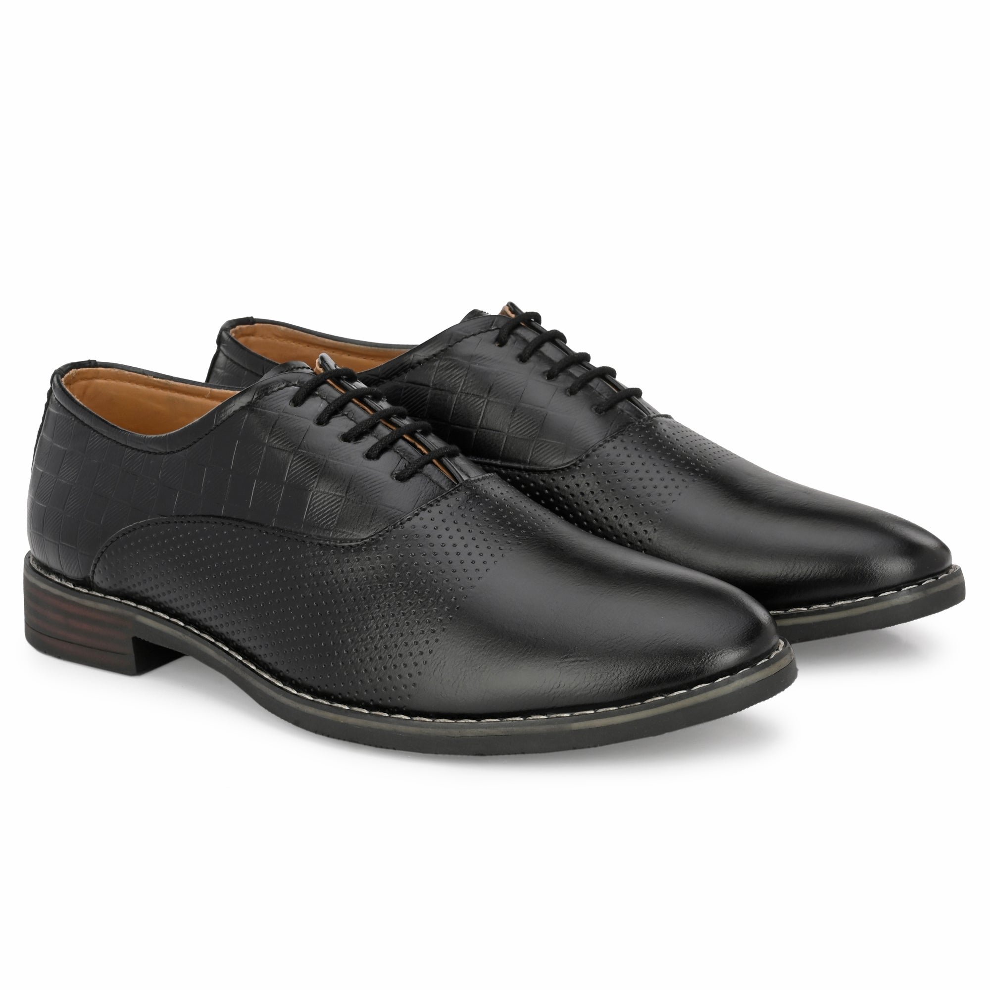 Black formal store shoes for men