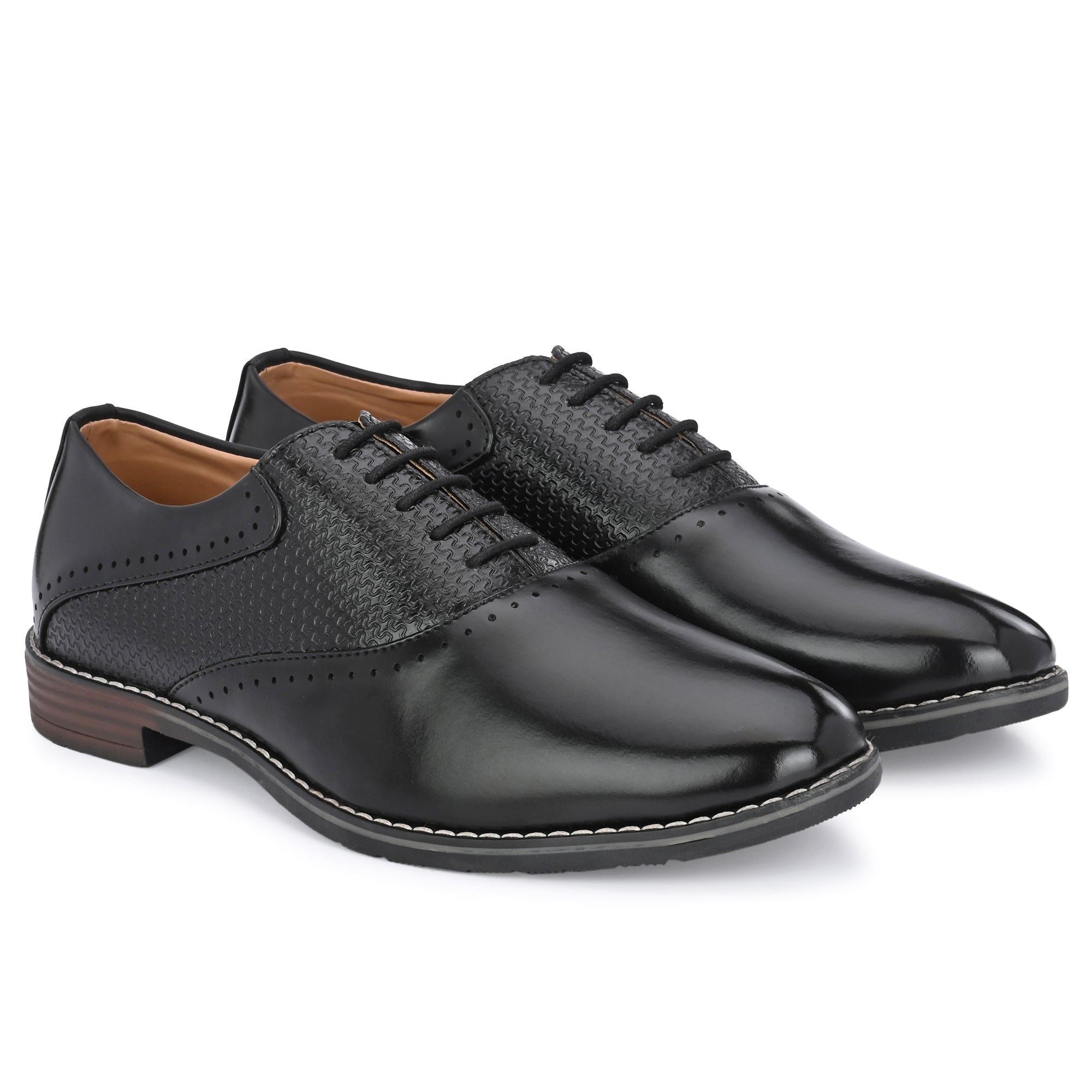 Men's Black Evening Oxford Shoes