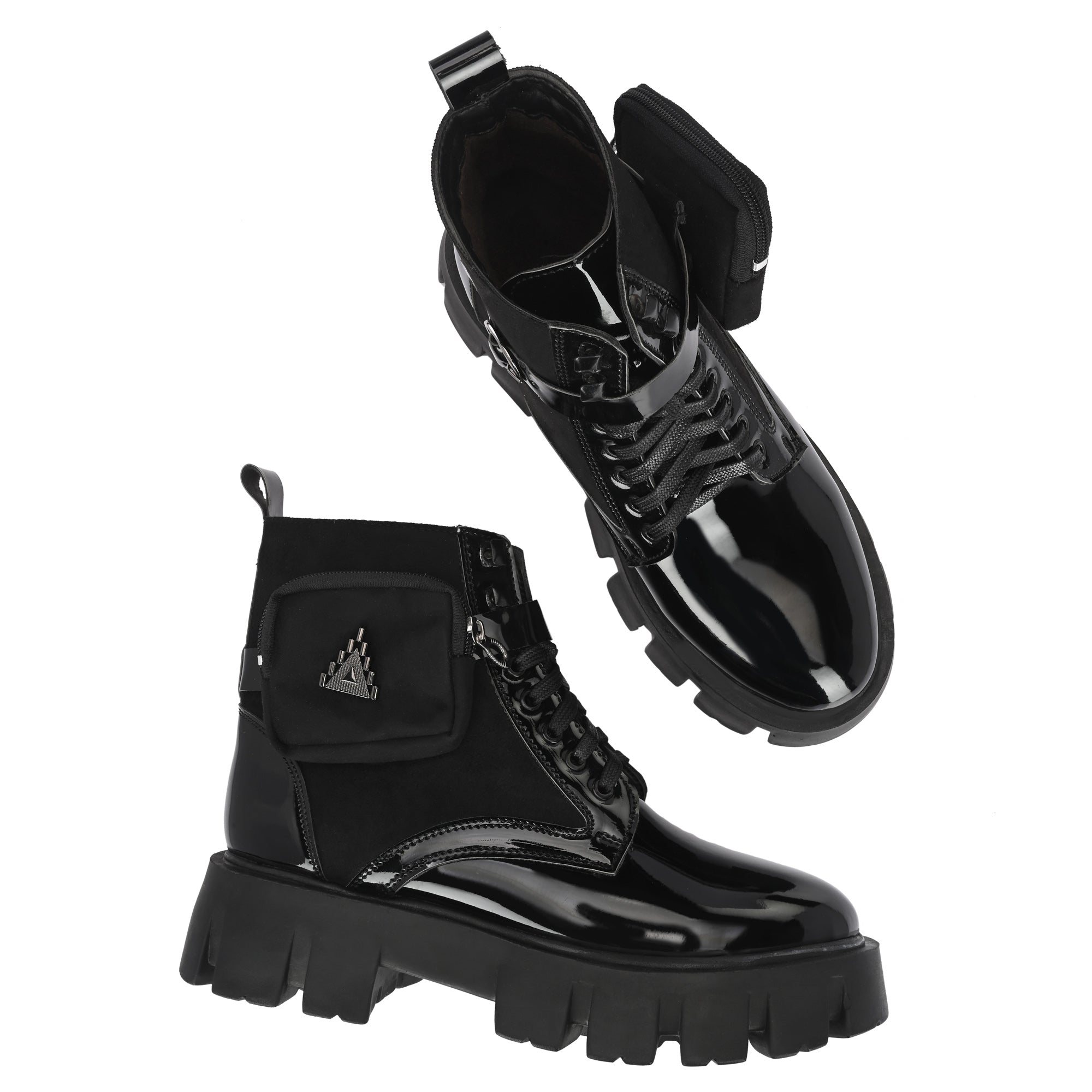 attitudist-black-velvet-upper-high-heel-pocket-boots-for-men