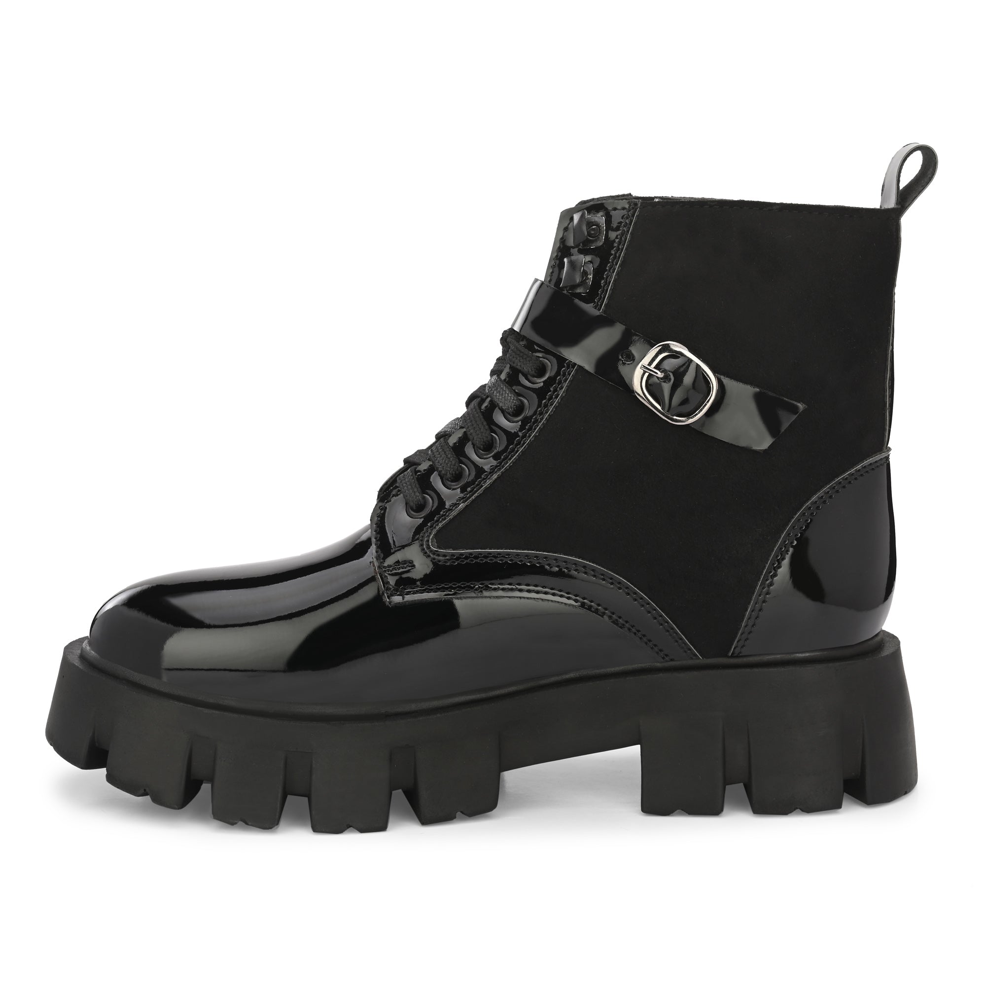 Zara | Shoes | New Zara Heeled Hiker Ankle Black Lace Up Boots 34381 Size  10 41 | Poshmark