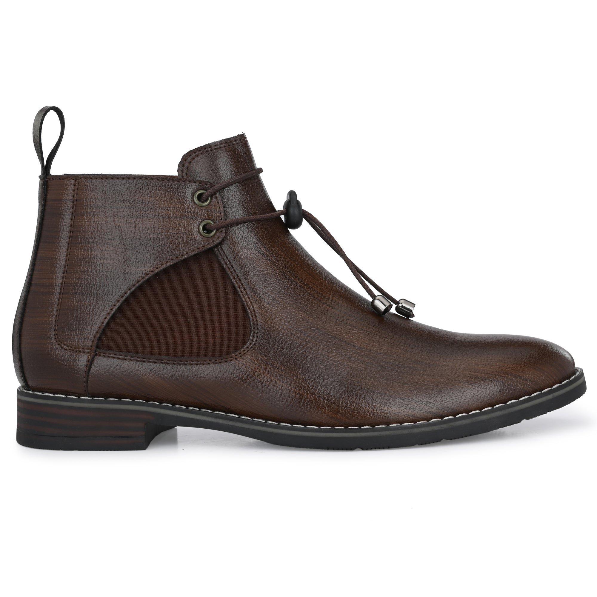 Attitudist Brown Chelsea Boot For Men - ATTITUDIST