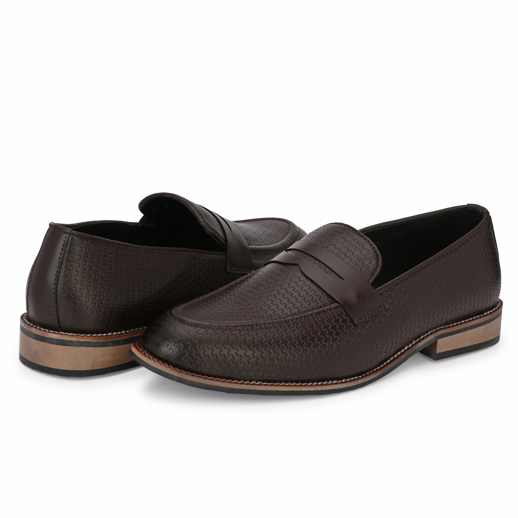 attitudist-brown-round-toe-textured-apron-loafers-for-men