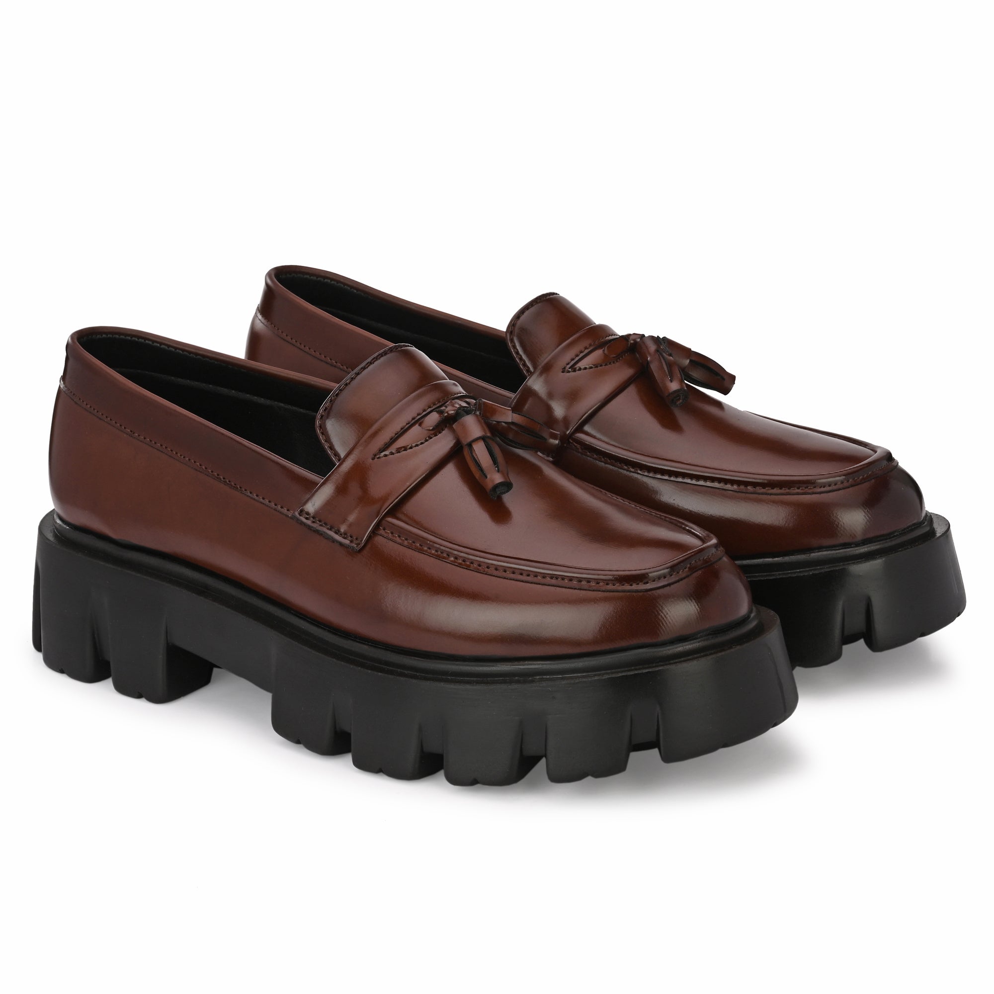 attitudist-glossy-brown-high-heel-tassel-loafers-for-men