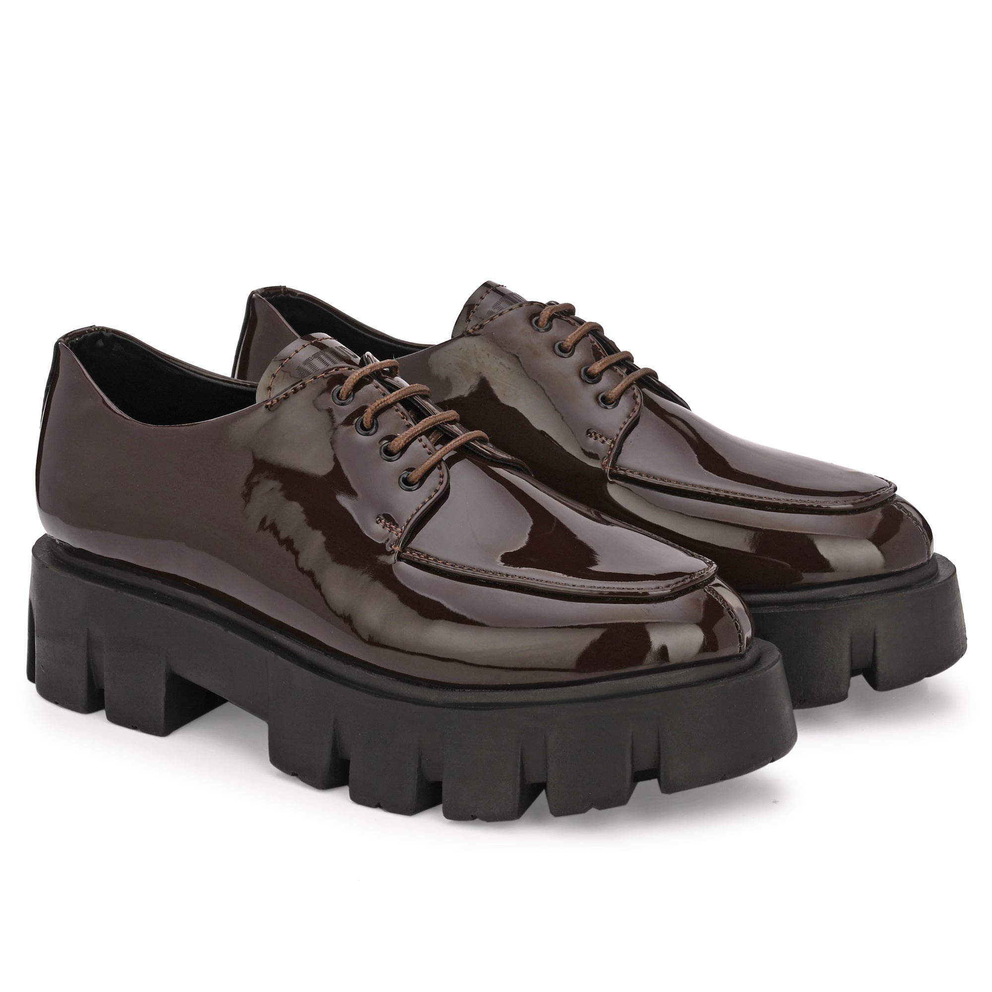 Mens black thick sole on sale shoes