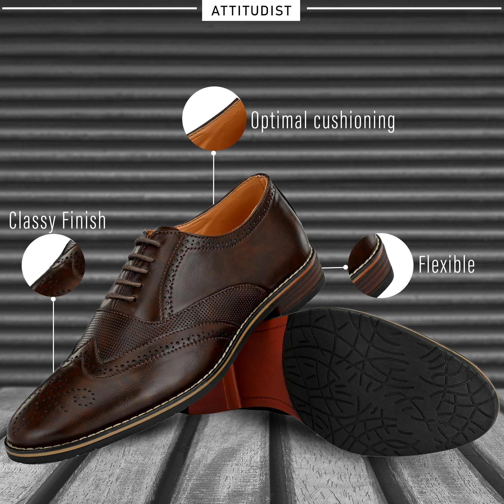 Buy Men Black Formal Shoes Online - 860567 | Van Heusen