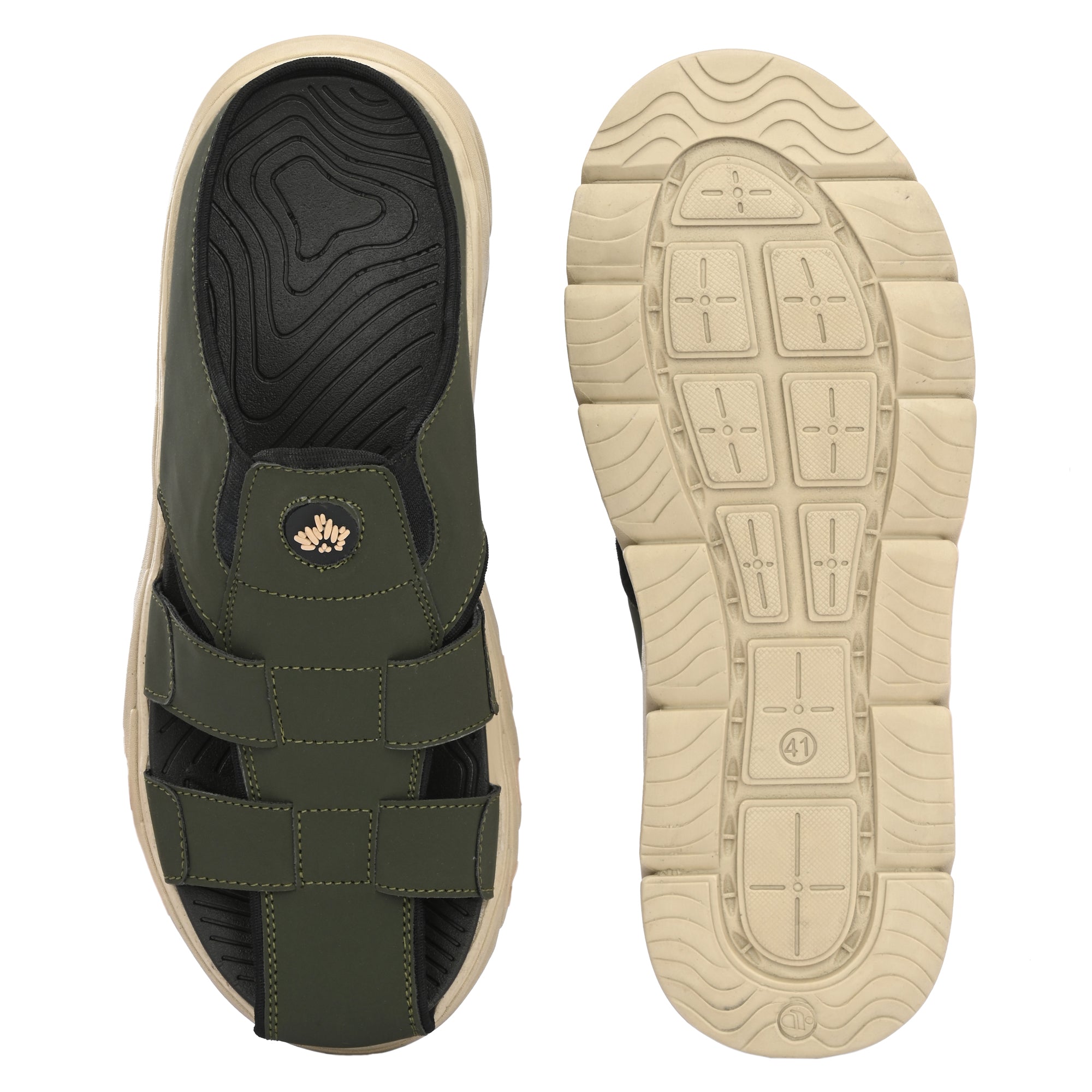 attitudist-mens-handcrafted-olive-casual-sandal-1