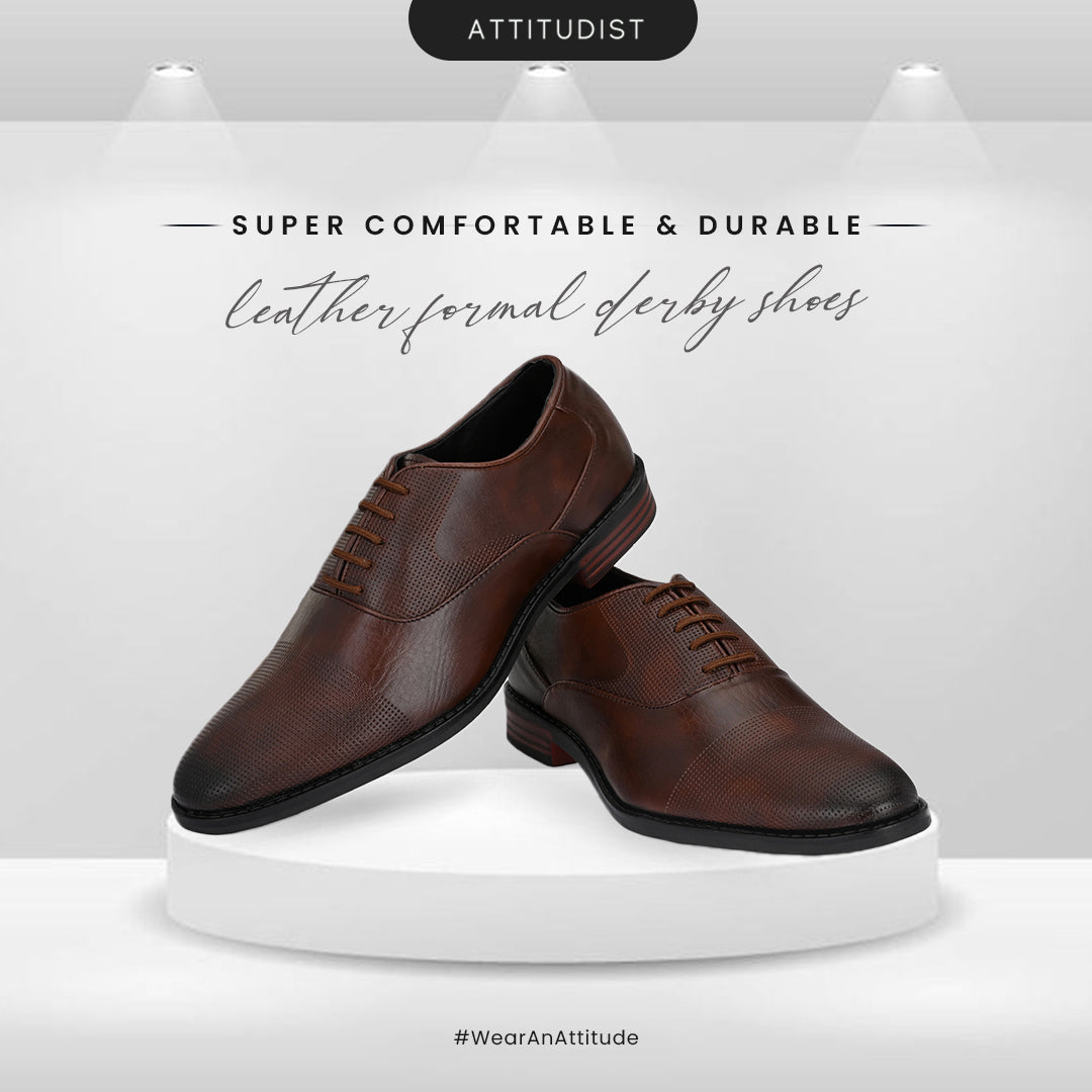 Stylish Men Shoes  4006BROWN - ATTITUDIST