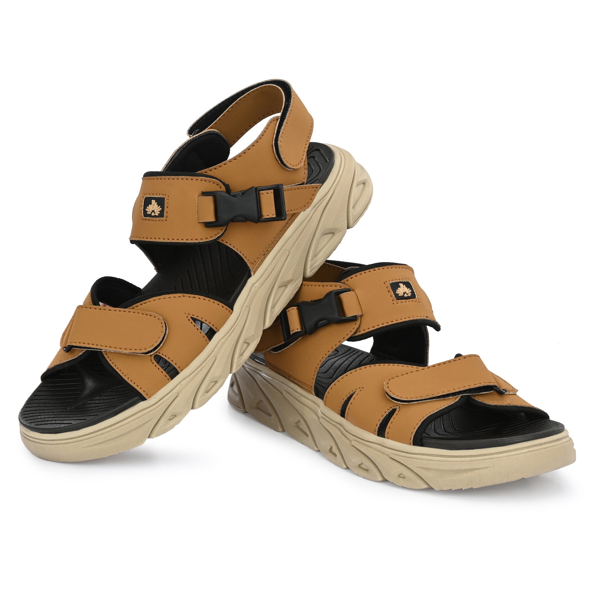 Buy BANYY Genuine Leather Sandals for Men (Black) Online at Best Prices in  India - JioMart.