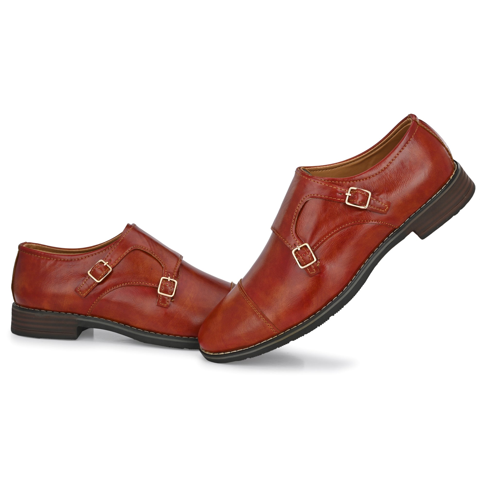 tan-double-monk-strap-attitudist-shoes-for-men-with-buckle-sp4c