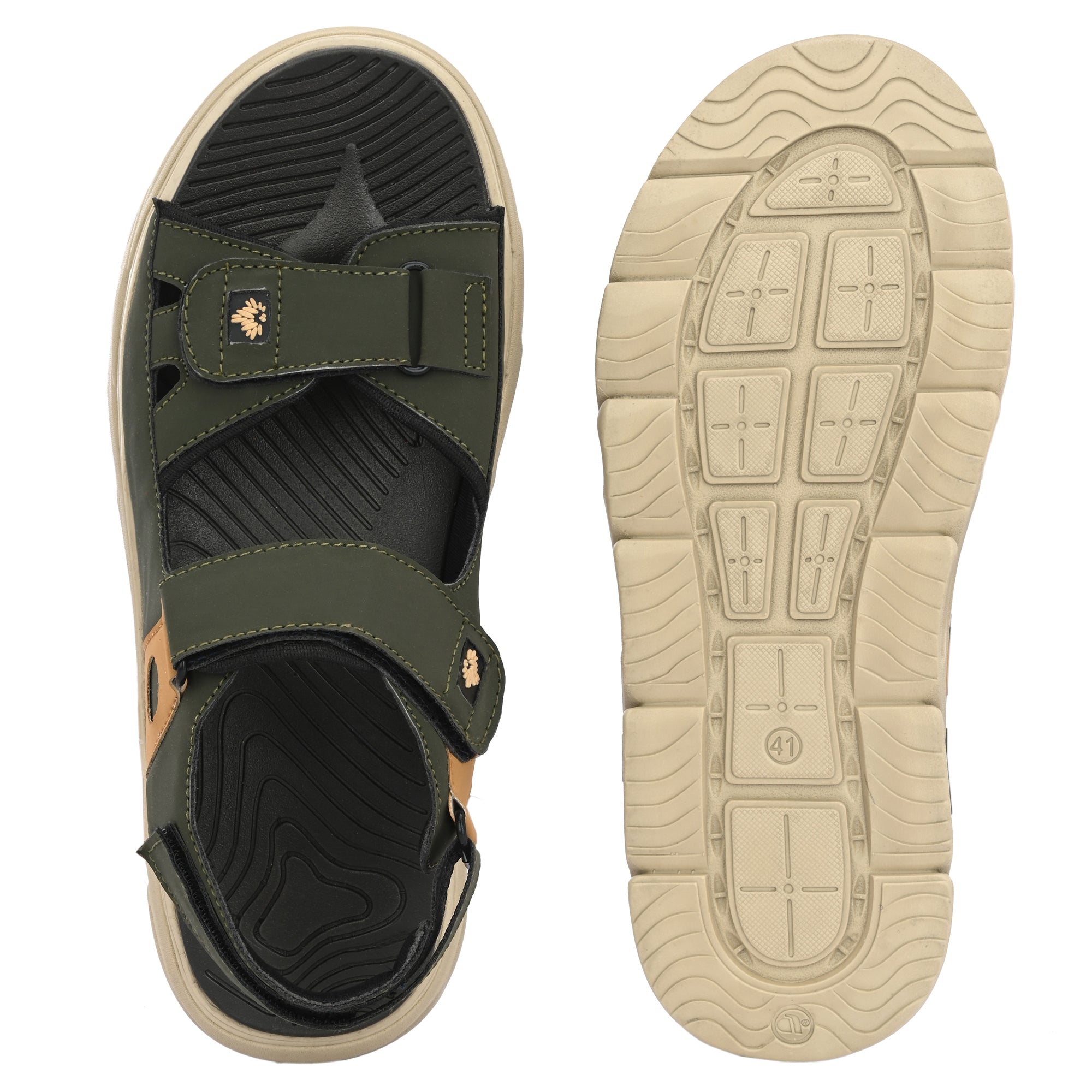 Buy Men HYPALITE™ Zemu Plus Open Toe Sandal Black Grey Online | Wildcraft