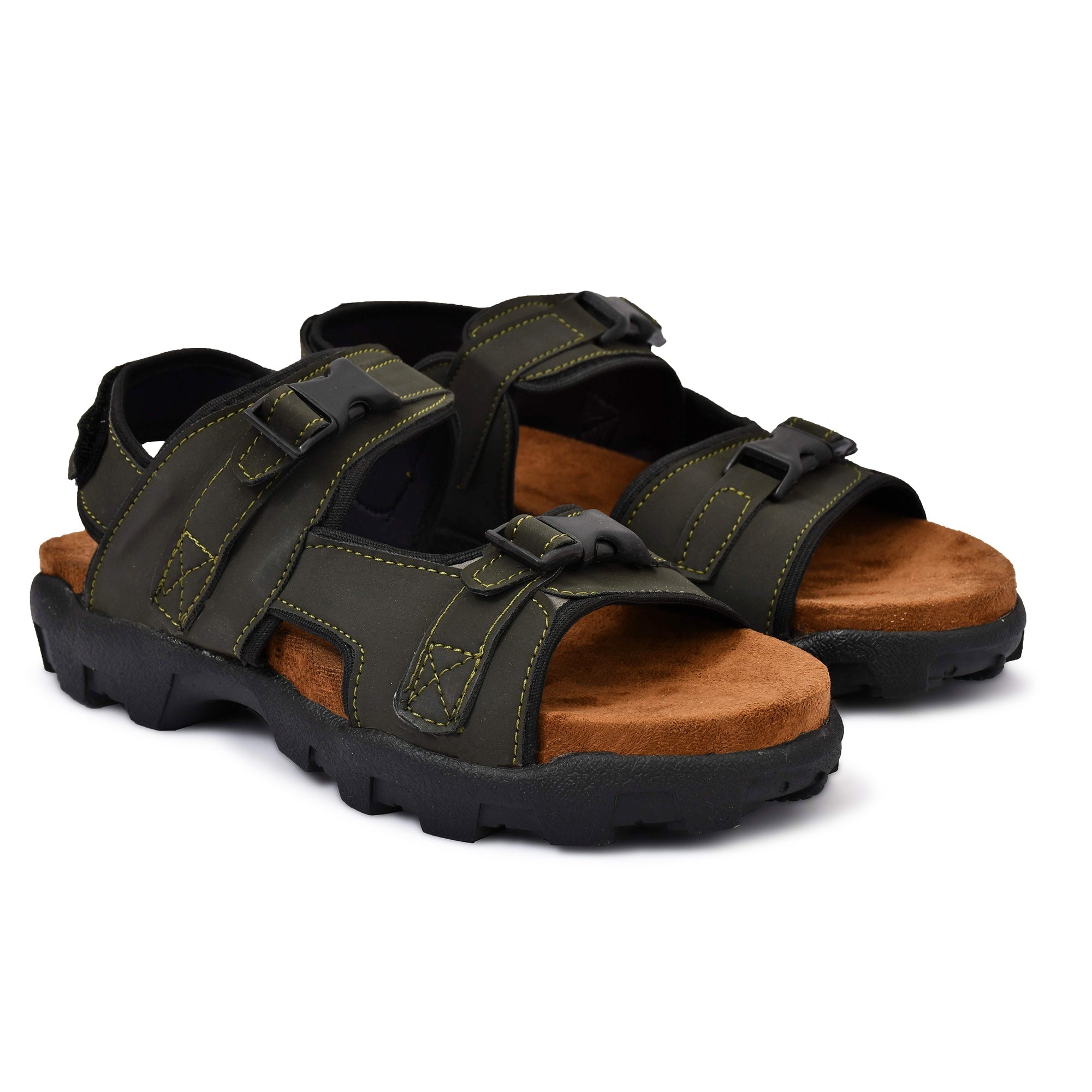 attitudist-mens-handcrafted-olive-sandal-3