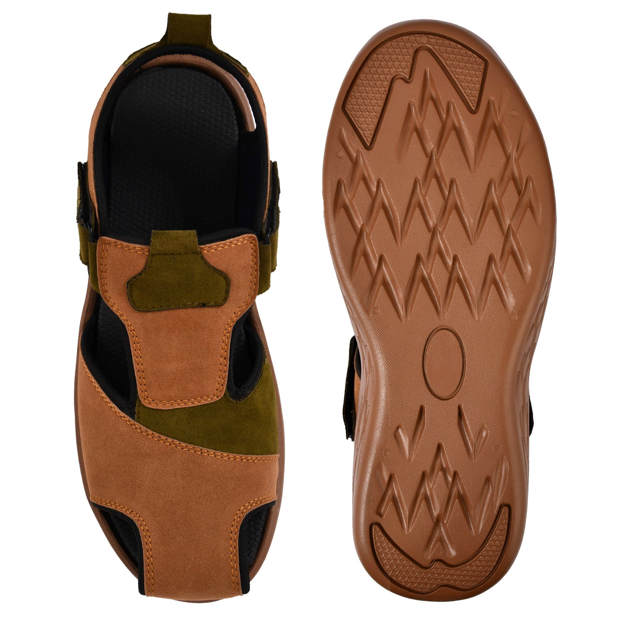 attitudist-mens-handcrafted-tan-olive-sandal