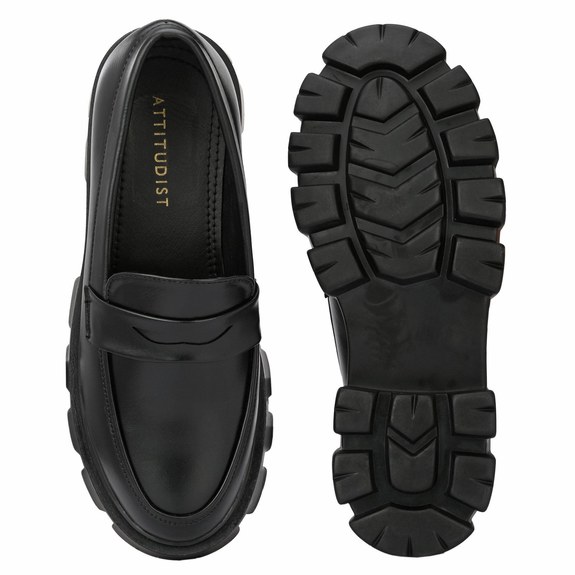 attitudist-matte-black-slip-on-penny-loafers-for-men