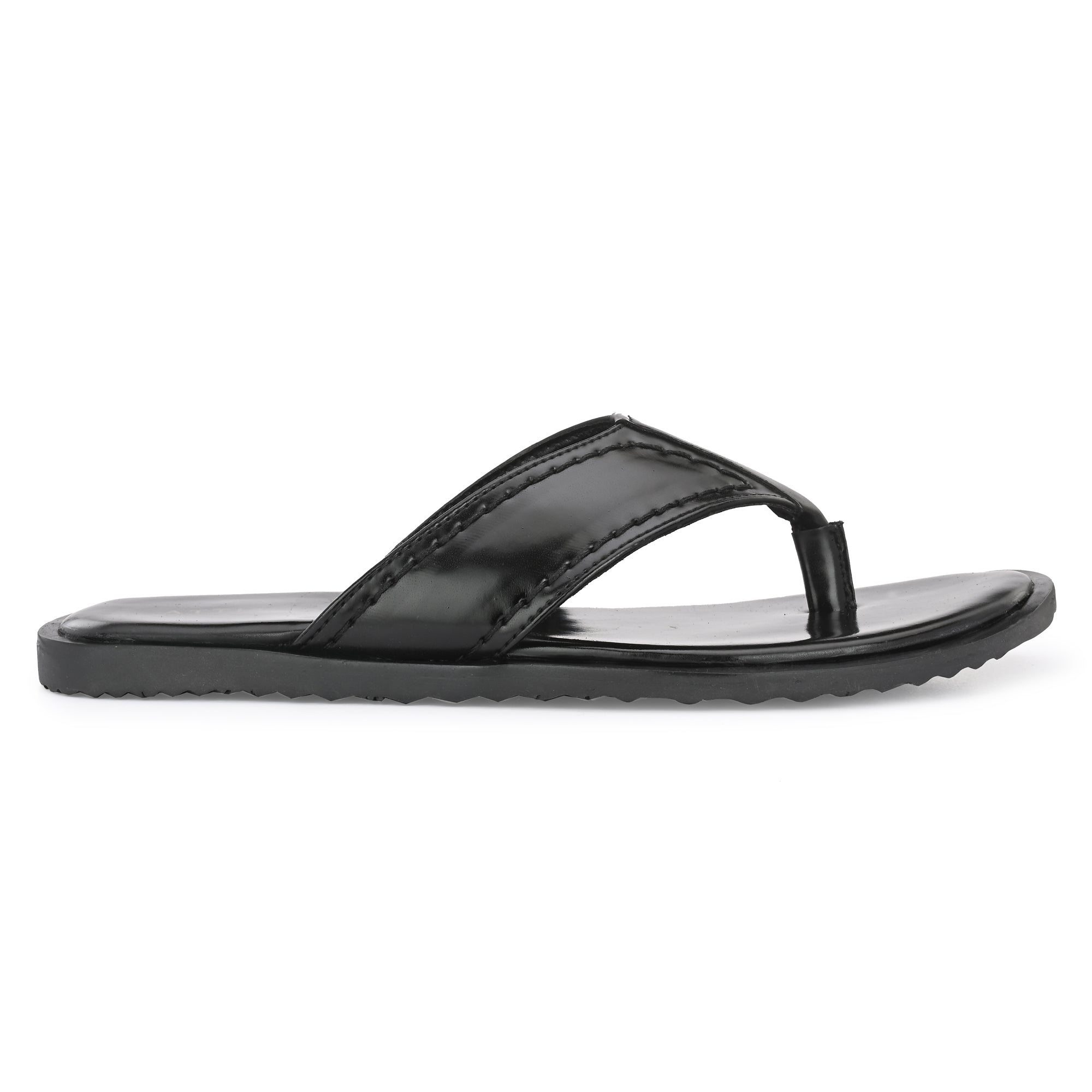 attitudist-black-double-stitched-strap-thong-slippers-for-men