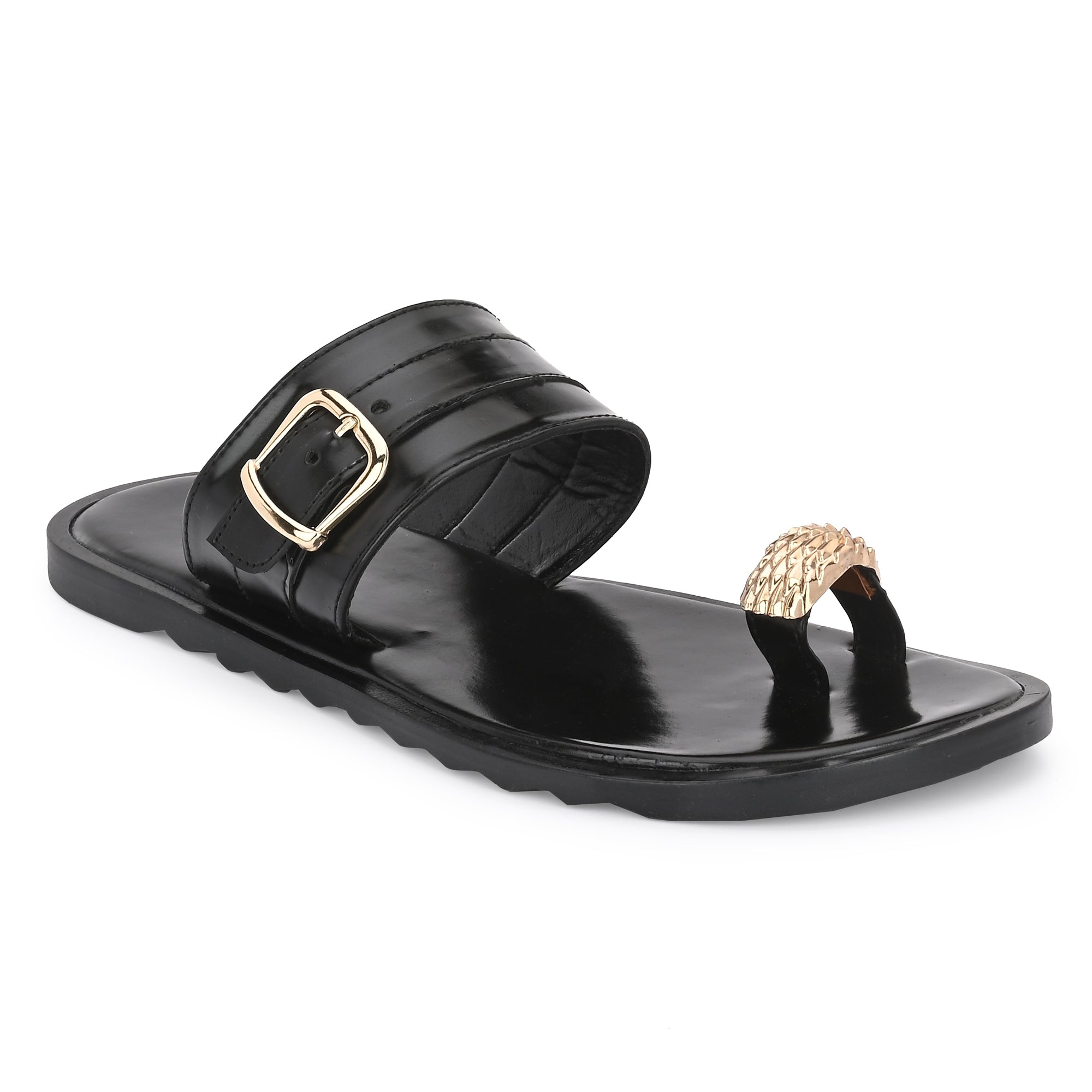 attitudist-black-clip-toe-stylish-ethnic-slippers-for-men