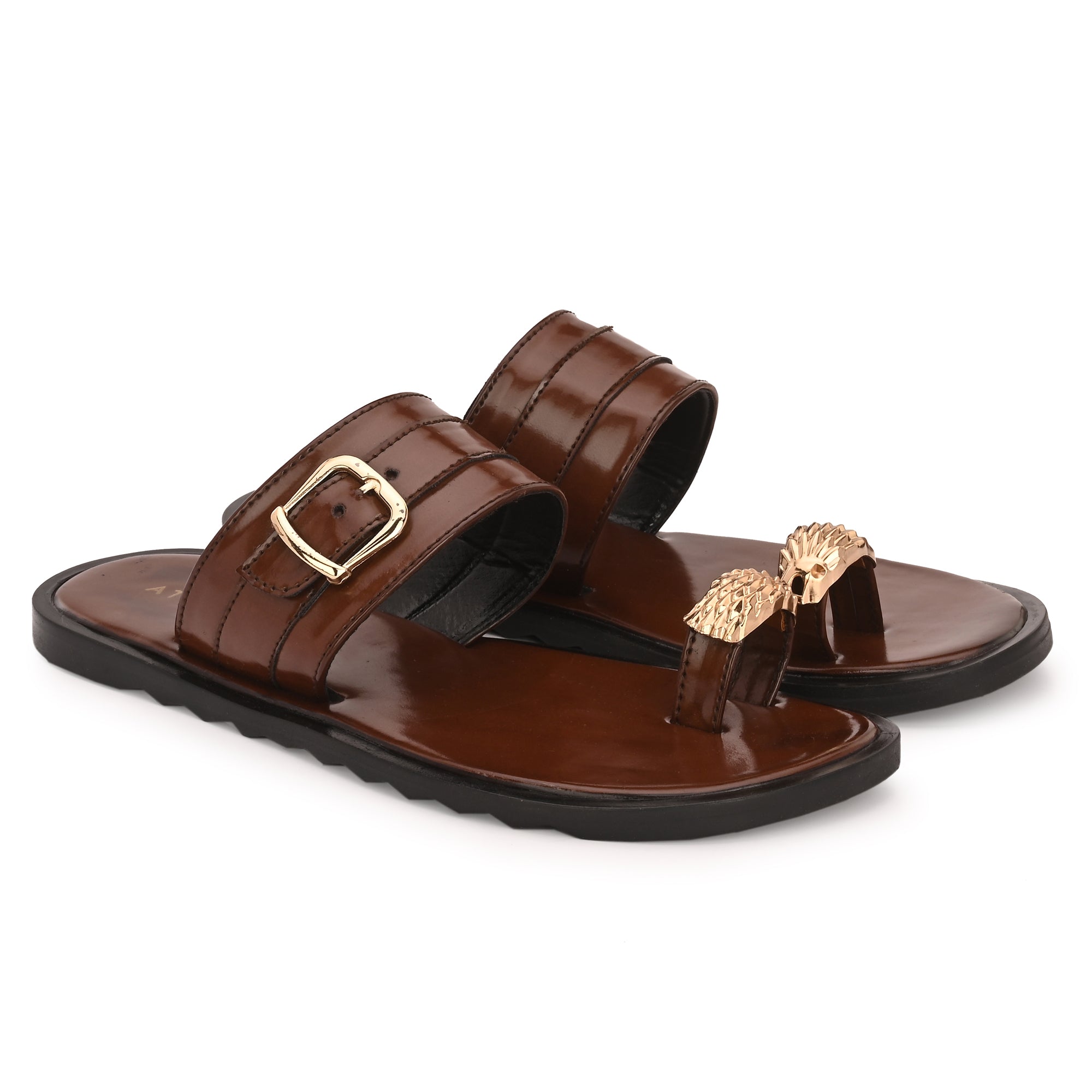 attitudist-brown-clip-toe-stylish-ethnic-slippers-for-men