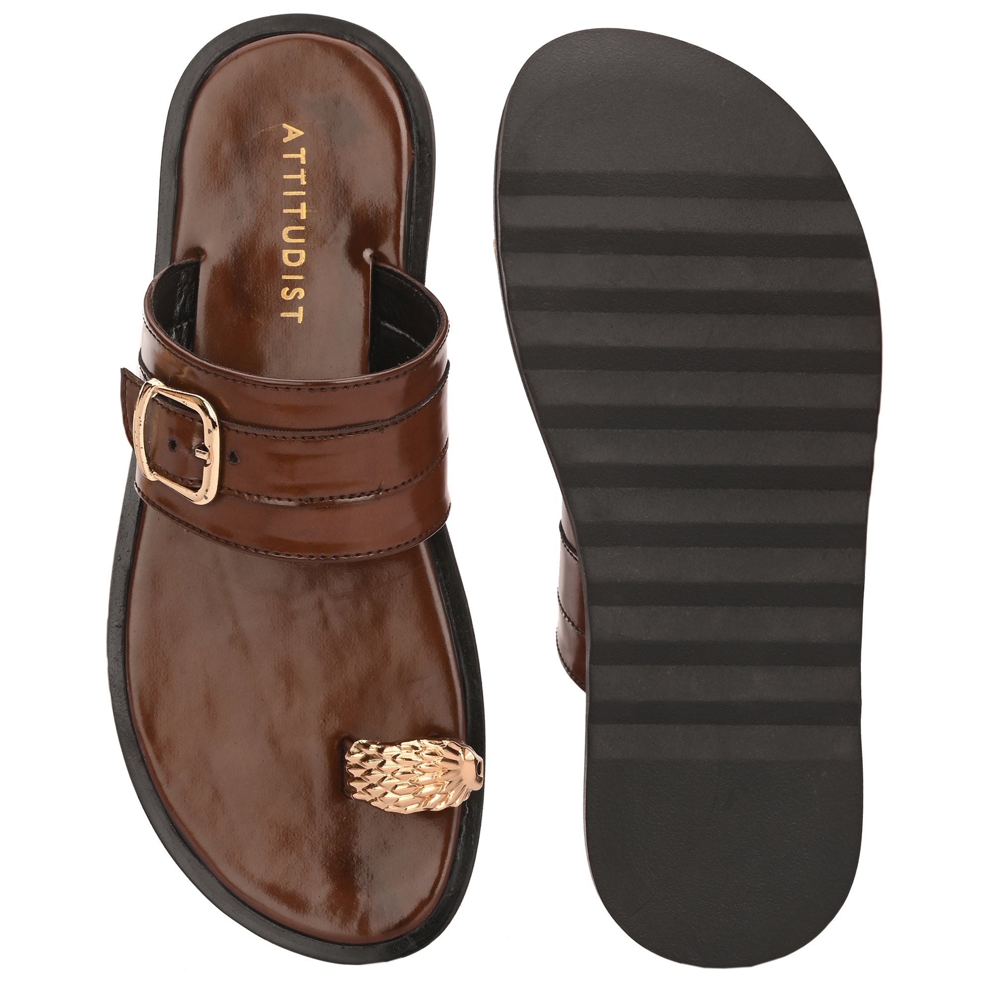 attitudist-brown-clip-toe-stylish-ethnic-slippers-for-men