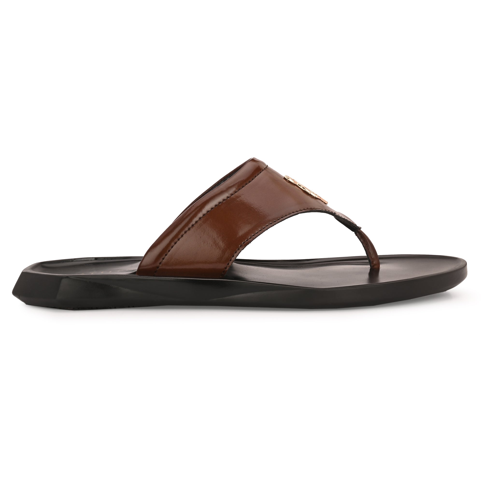 attitudist-brown-thong-slippers-for-men-with-tiger-brooch